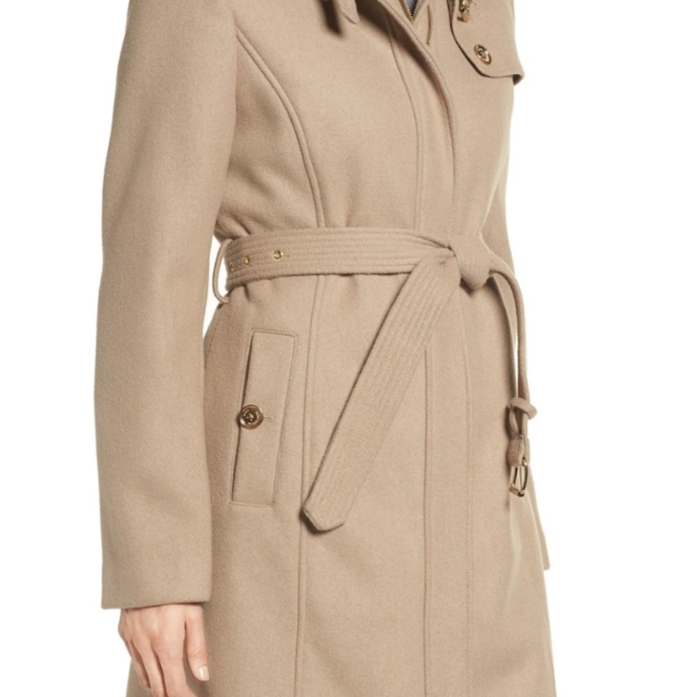 Michael Kors wool blend trench coat